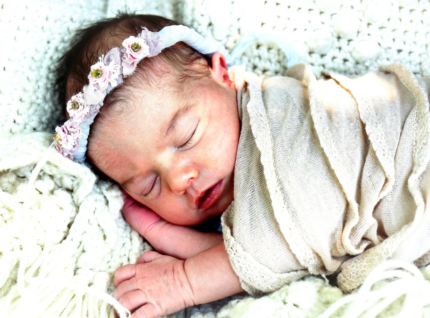 Newborn photo session