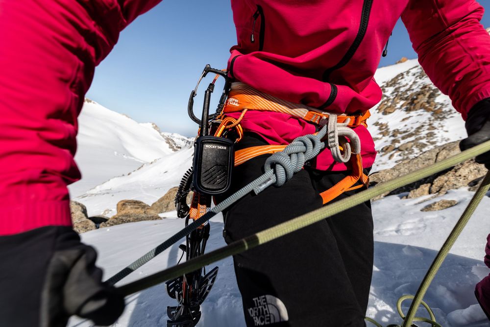Fay Manners and Ella Wright first ascent of La Muse de Trient on Tête de Biselx, Swiss Alps - photo Jan Virt