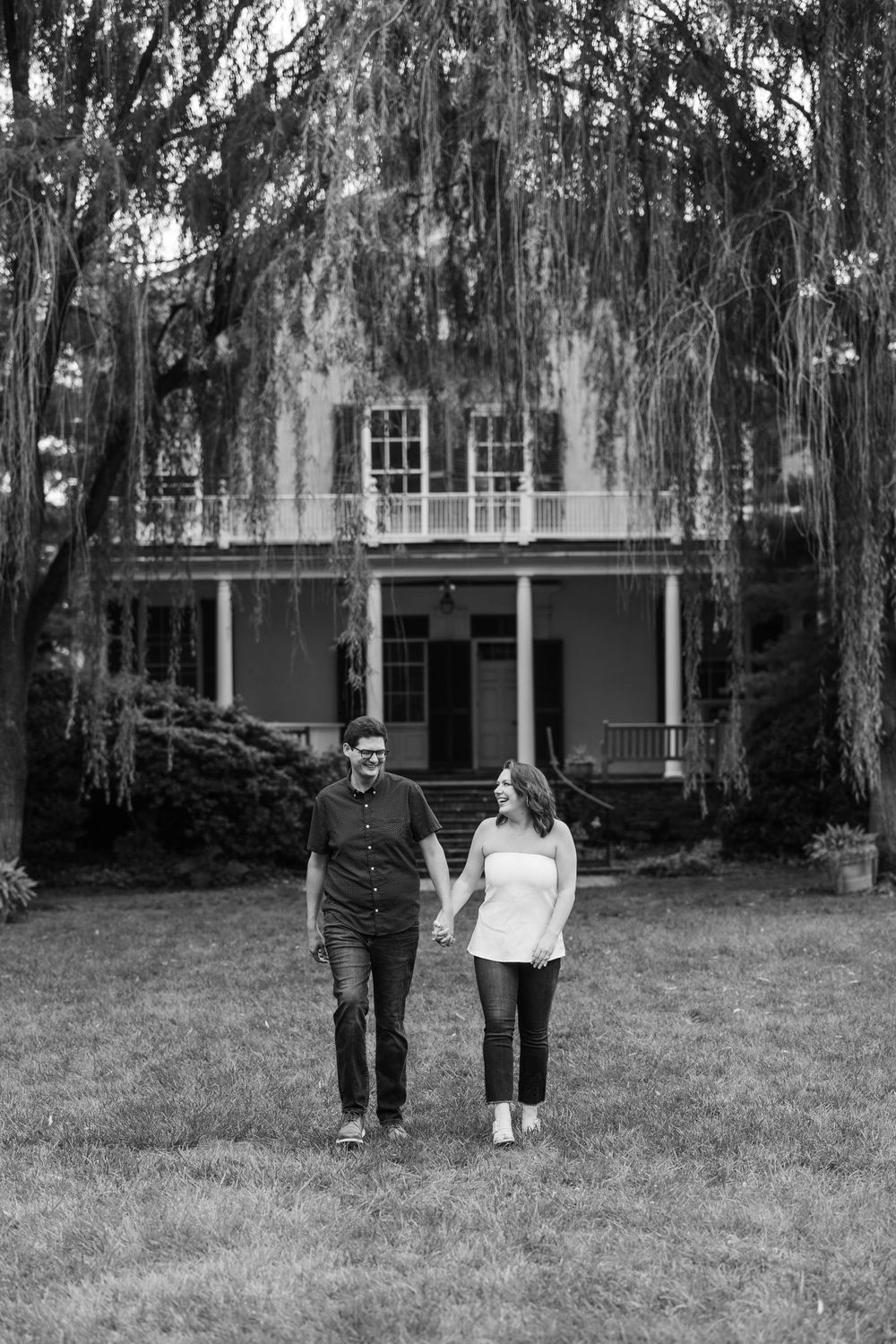 Highlands Mansion Engagement Shoot - Fort Washington Pennsylvania - New Jersey Wedding Photographer