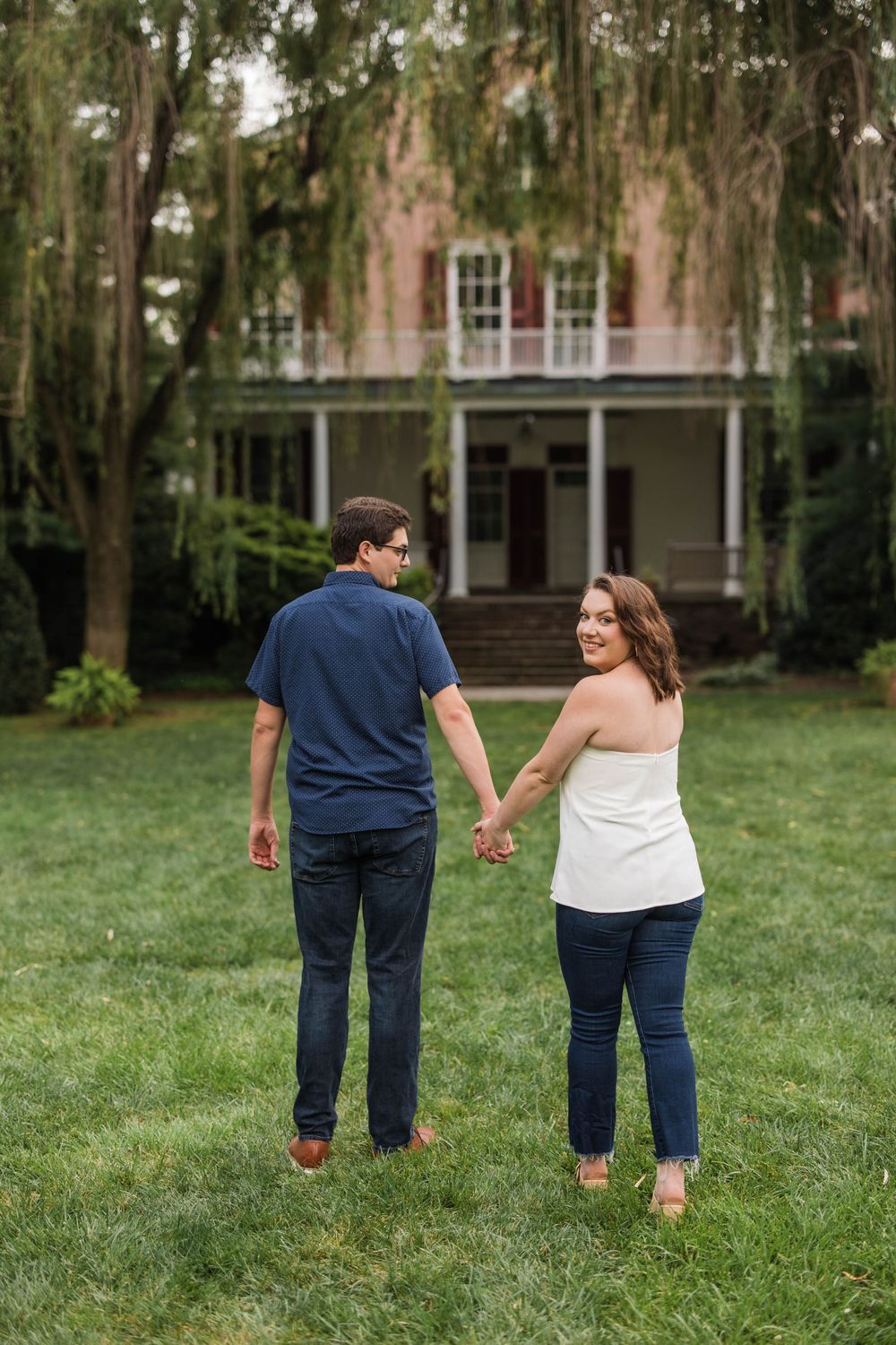 Highlands Mansion Engagement Shoot - Fort Washington Pennsylvania - New Jersey Wedding Photographer