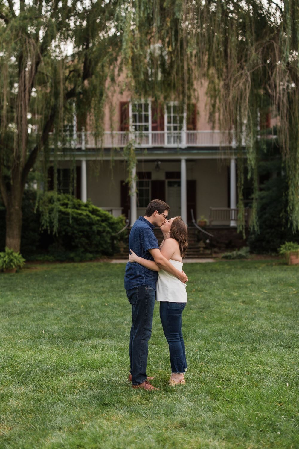 Highlands Mansion Engagement Shoot - Fort Washington Pennsylvania - New Jersey Wedding Photographer