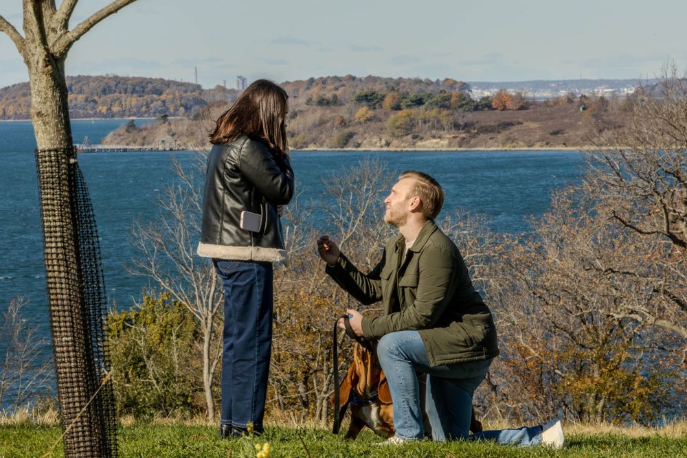 Fall Engagement Portrait