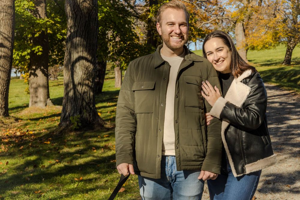 Fall Engagement Portrait