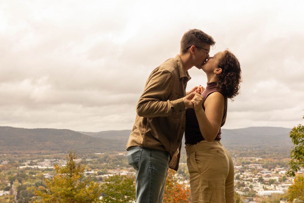 Fall Engagement Portrait
