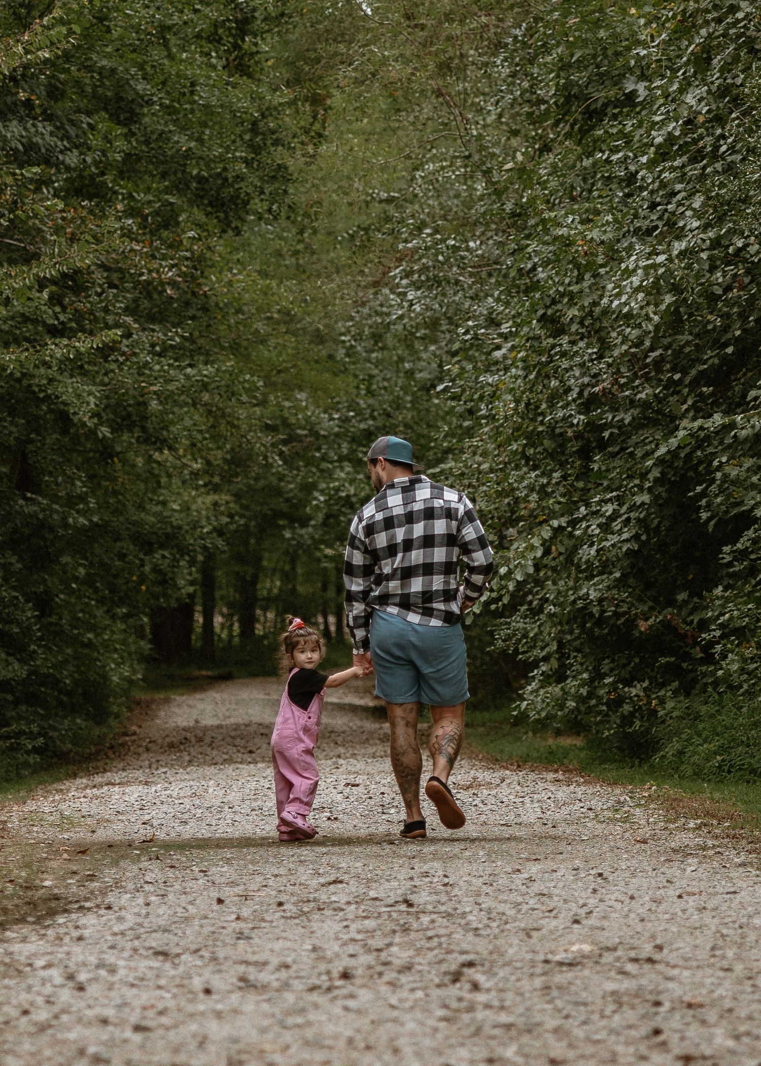 lost in the woods, father daughter session