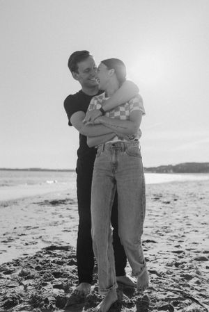 Conrad's Beach Engagement Session Halifax Nova Scotia - Halifax Photographer, Charlotte Buckle Photography