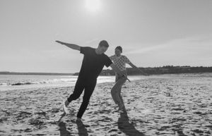 Conrad's Beach Engagement Session Halifax Nova Scotia - Halifax Photographer, Charlotte Buckle Photography