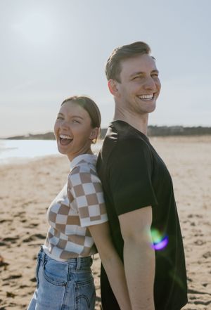 Conrad's Beach Engagement Session Halifax Nova Scotia - Halifax Photographer, Charlotte Buckle Photography