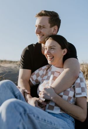 Conrad's Beach Engagement Session Halifax Nova Scotia - Halifax Photographer, Charlotte Buckle Photography
