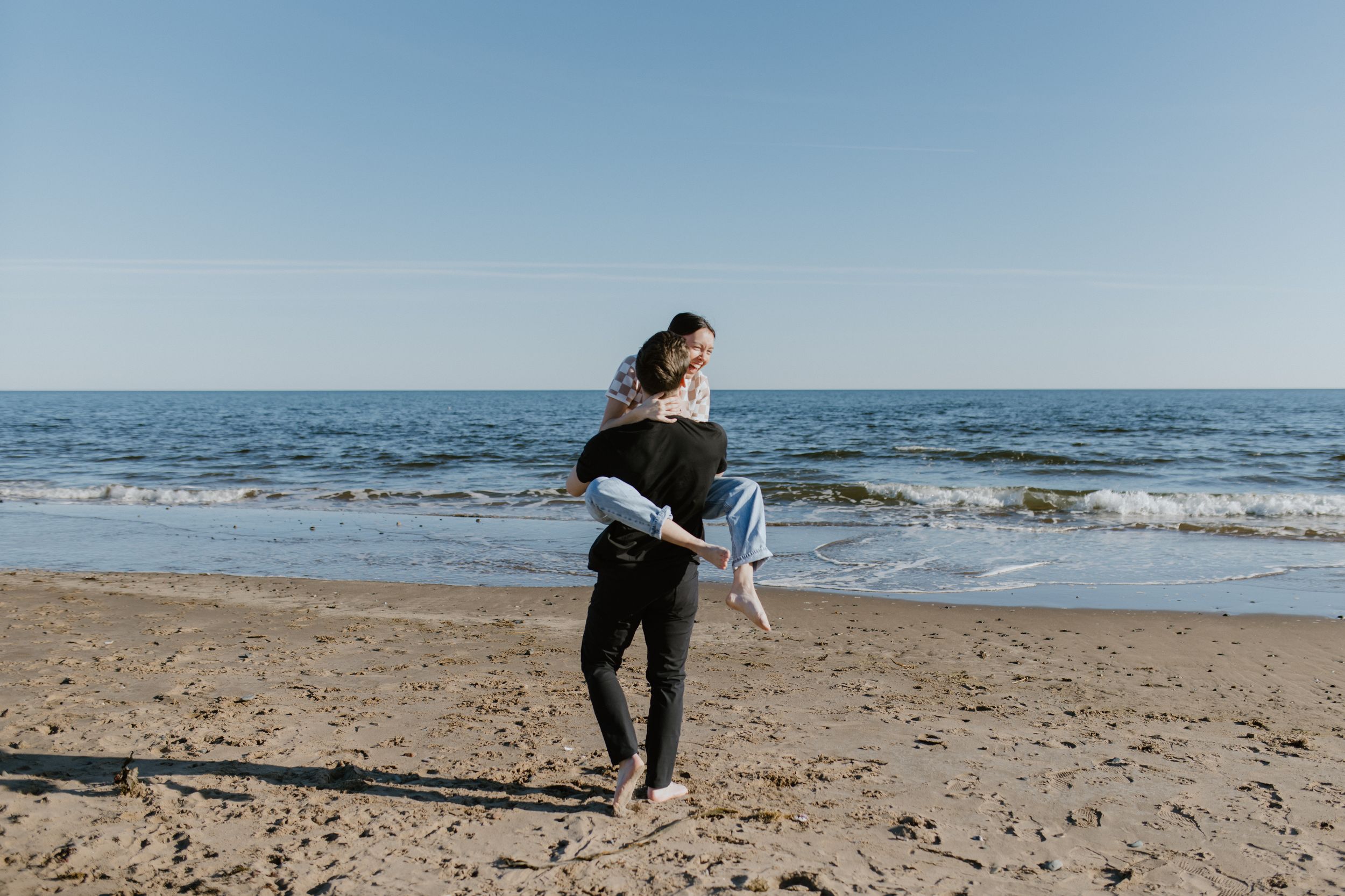 Conrad's Beach Engagement Session Halifax Nova Scotia - Halifax Photographer, Charlotte Buckle Photography