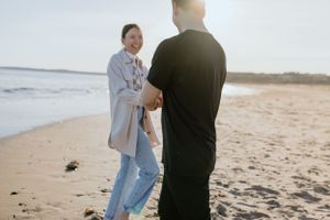 Conrad's Beach Engagement Session Halifax Nova Scotia - Halifax Photographer, Charlotte Buckle Photography