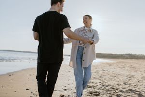 Conrad's Beach Engagement Session Halifax Nova Scotia - Halifax Photographer, Charlotte Buckle Photography