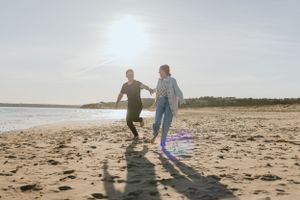 Conrad's Beach Engagement Session Halifax Nova Scotia - Halifax Photographer, Charlotte Buckle Photography
