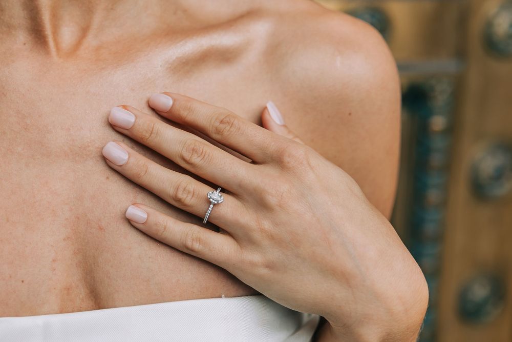 Engagement Ring Close Up Utah Bride