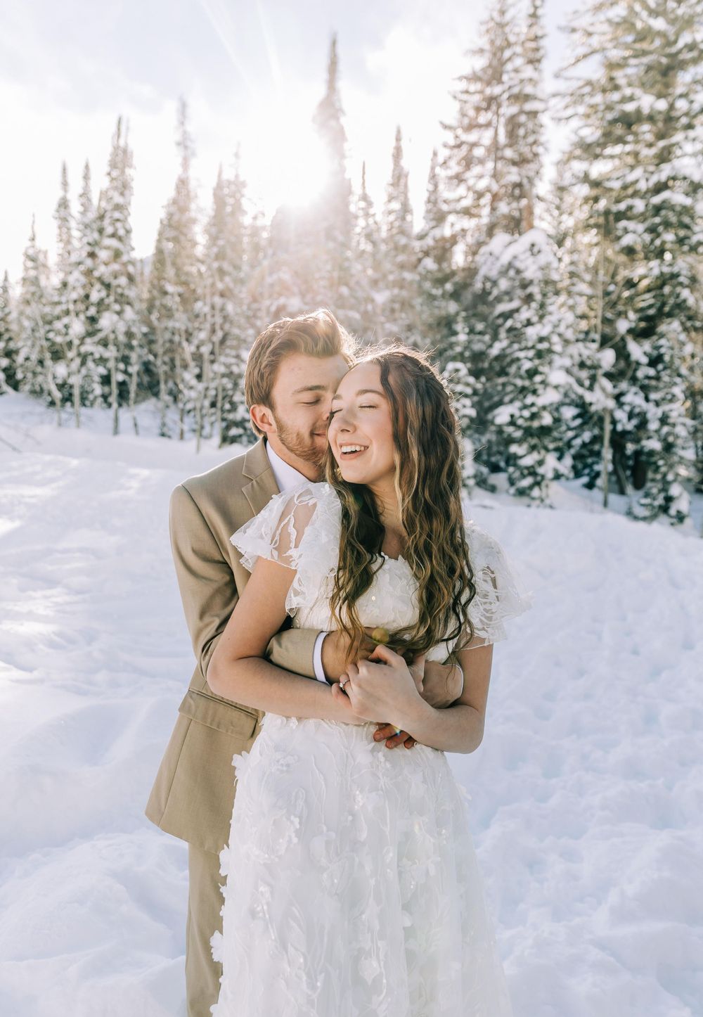 Utah Winter Wedding Formals