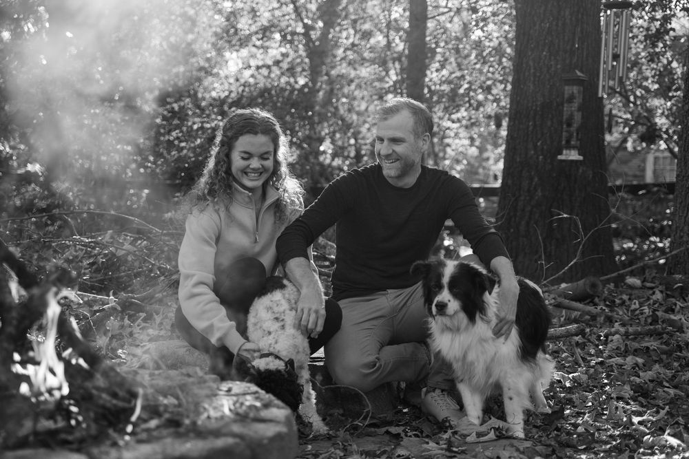 Joyful couples portraits in Charlotte NC photographed with a clean, timeless style