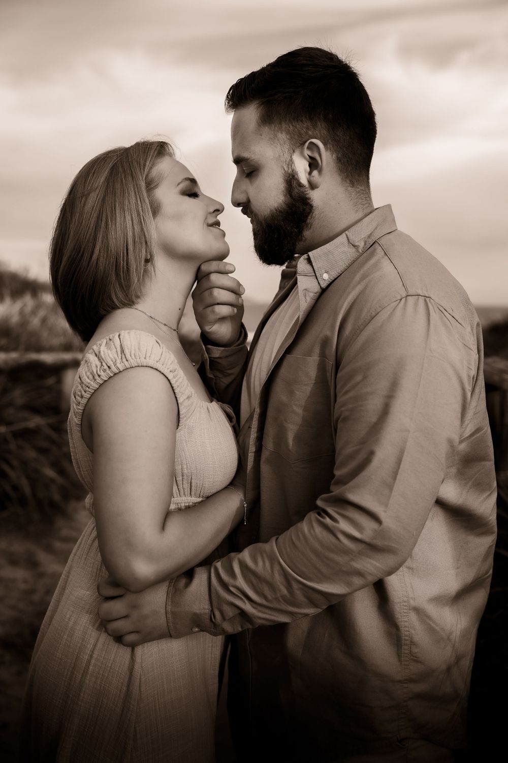Couples' engagement photography Jervis Bay NSW