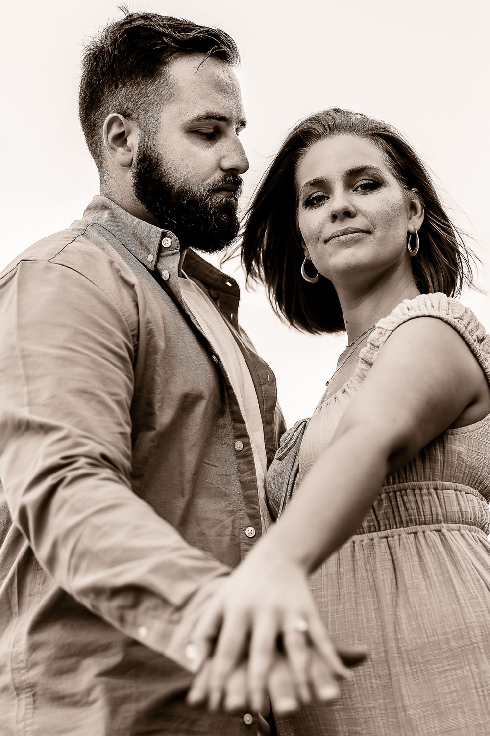 Couples' engagement photography Jervis Bay NSW