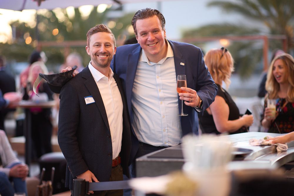 Zillow Rentals event on rooftop
