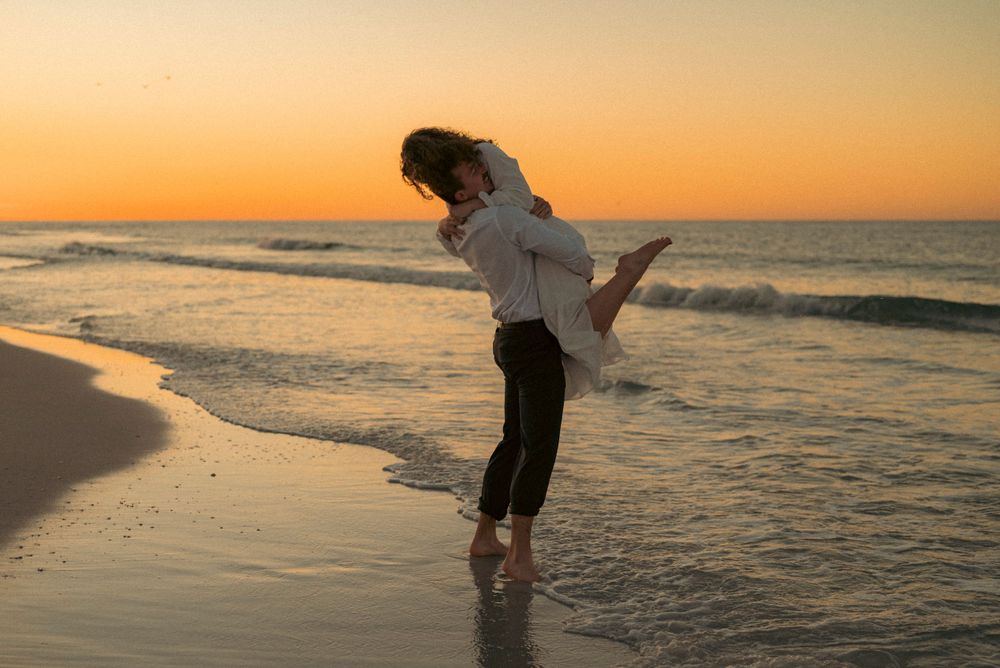 Cinematic destination engagement photoshoot showcasing couples and intimate moments across Destin, 30A, and the Emerald Coast