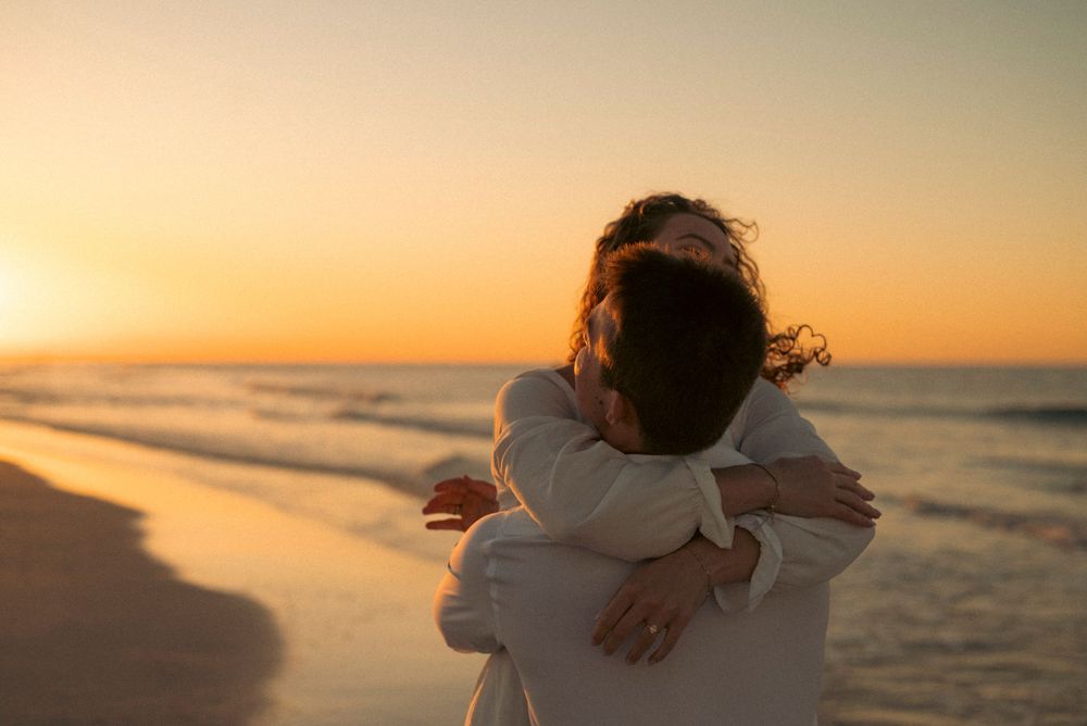 Cinematic destination engagement photoshoot showcasing couples and intimate moments across Destin, 30A, and the Emerald Coast