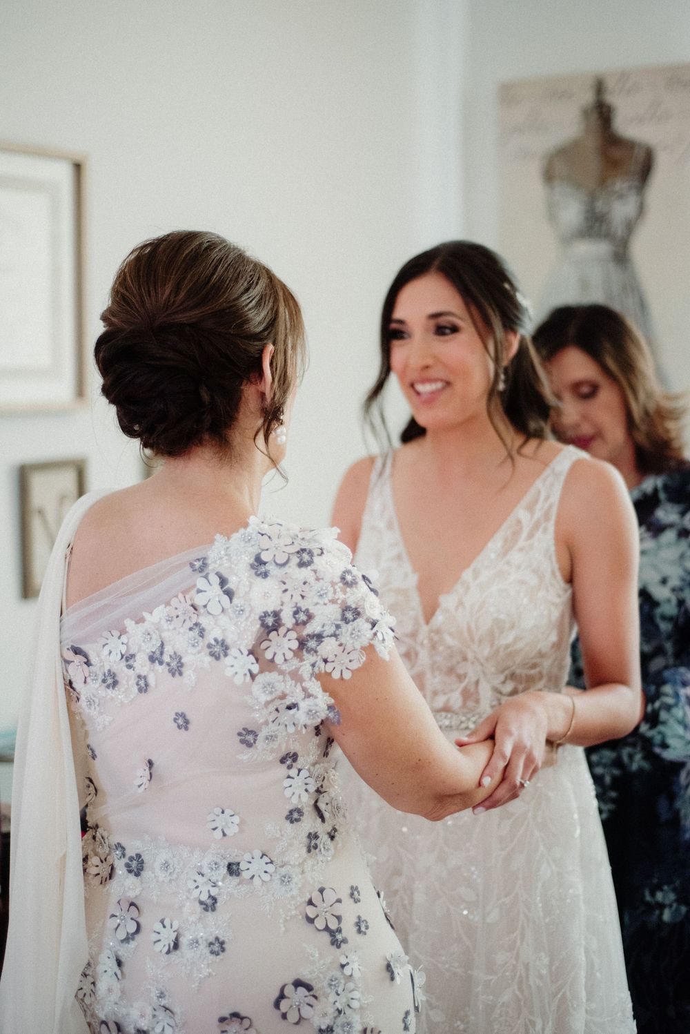 Novia y mamá de la novia