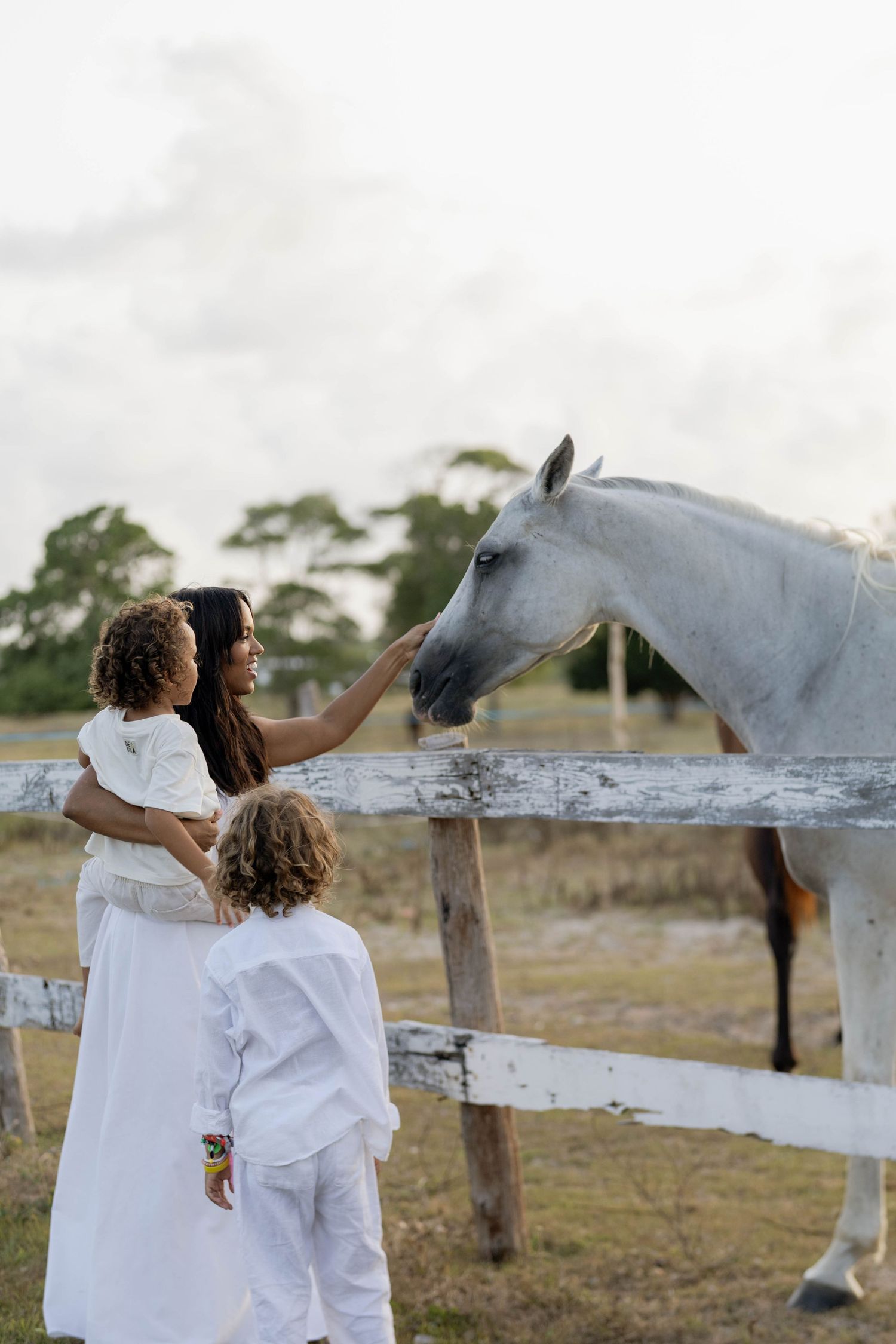 Family photoshoot in Cap Cana focusing on genuine emotions and interactions. Authentic, elegant images for lasting memories.