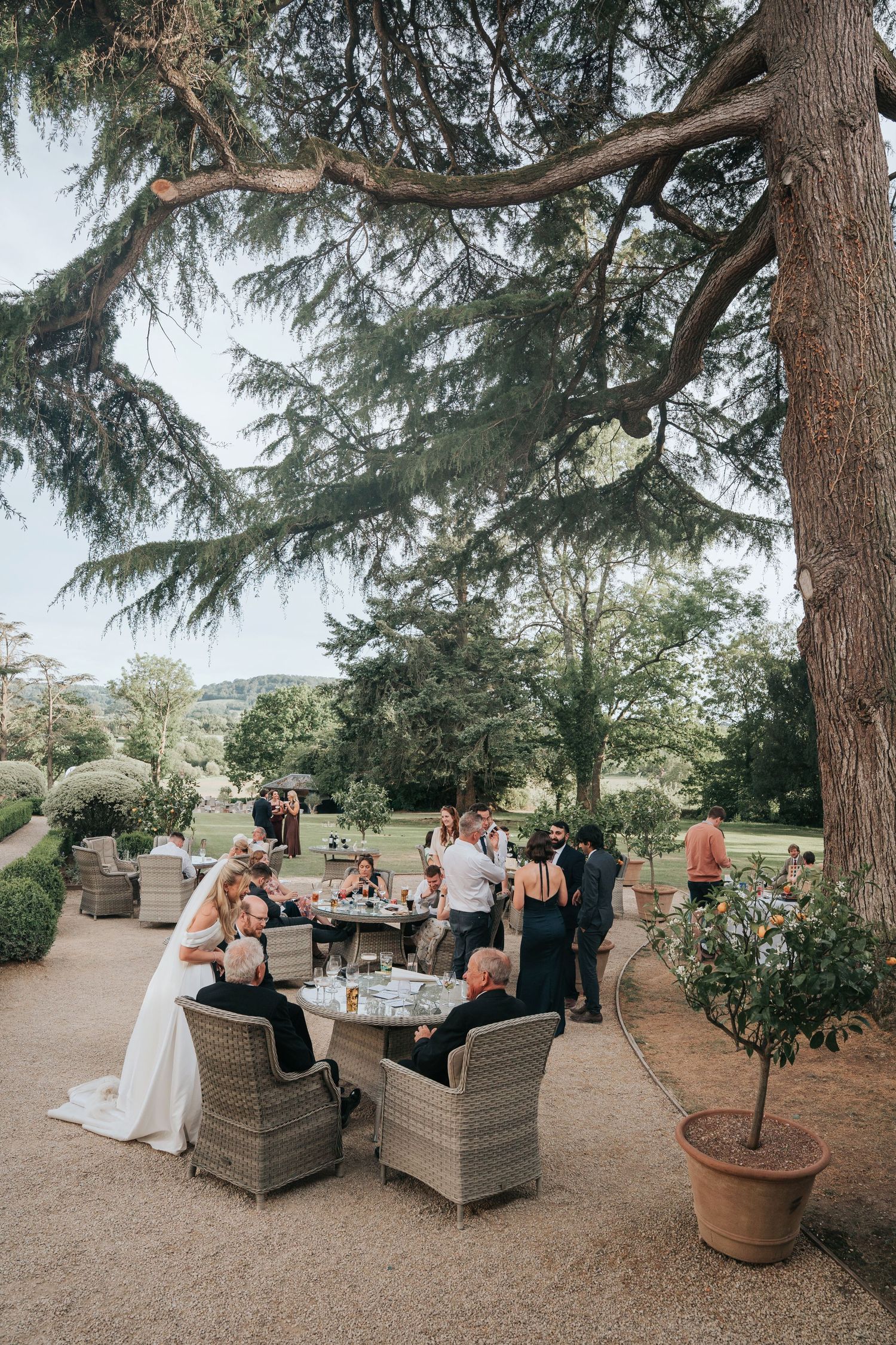 Deer Park Devon summer wedding