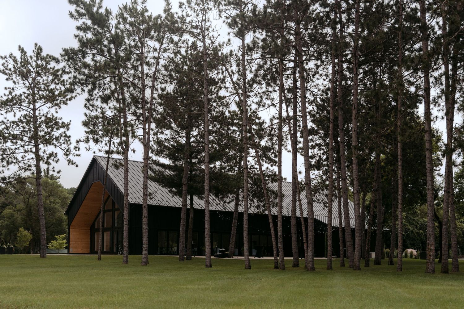 Full view of the La Pointe Events building in Somerset, WI.