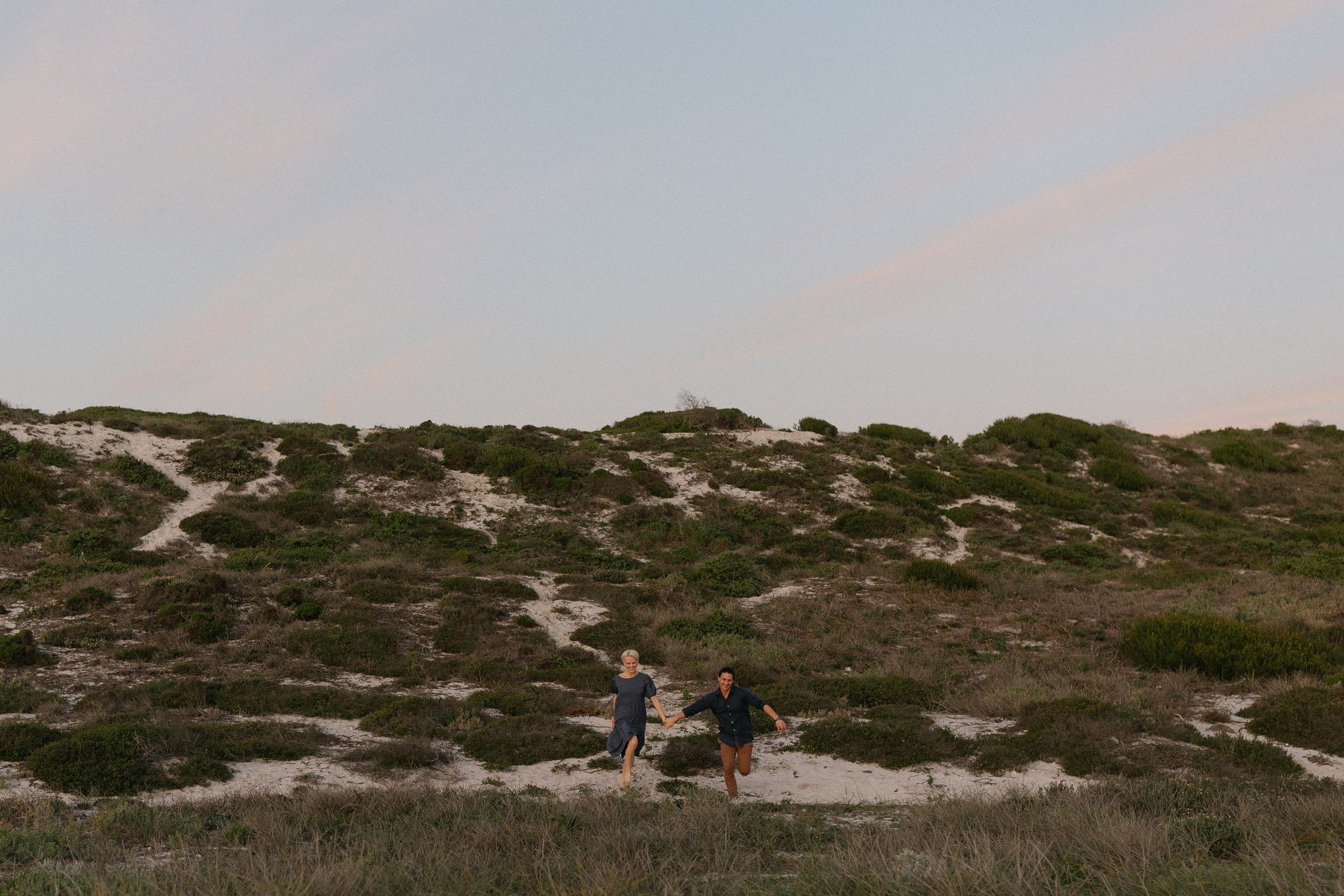 Saskia and Raymond along the west coast for engagement photos with Christene de Coning Photography in Cape Town, South Africa