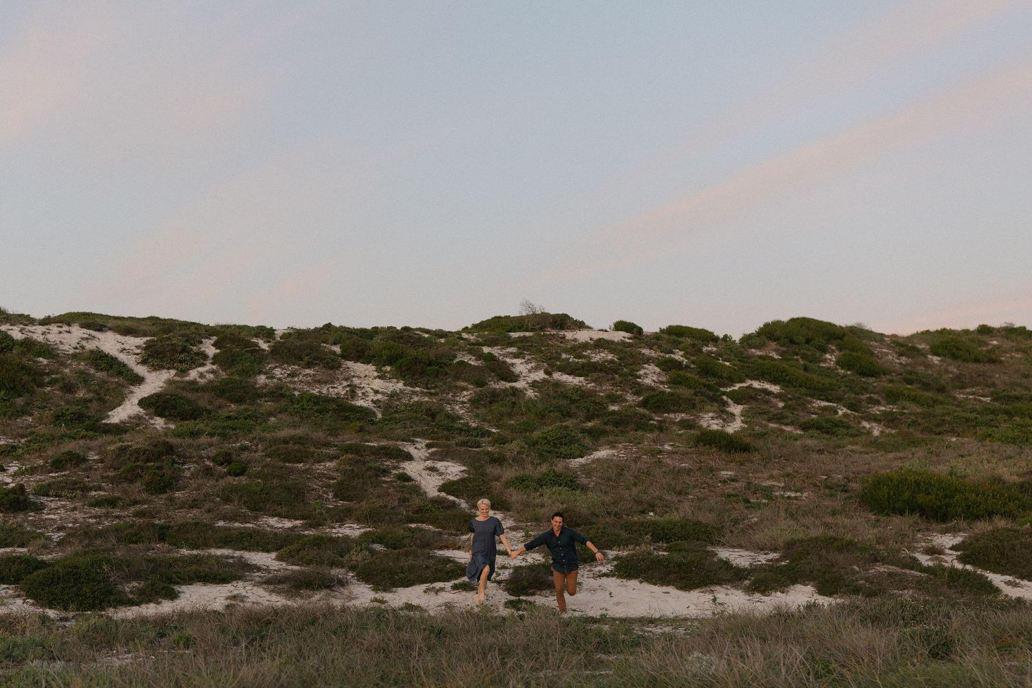 Saskia and Raymond along the west coast for engagement photos with Christene de Coning Photography in Cape Town, South Africa