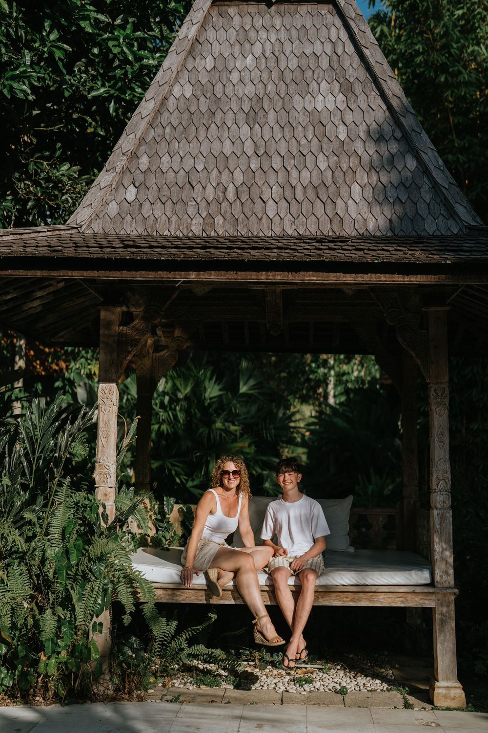Professional family photoshoot at Kalapa Bali.