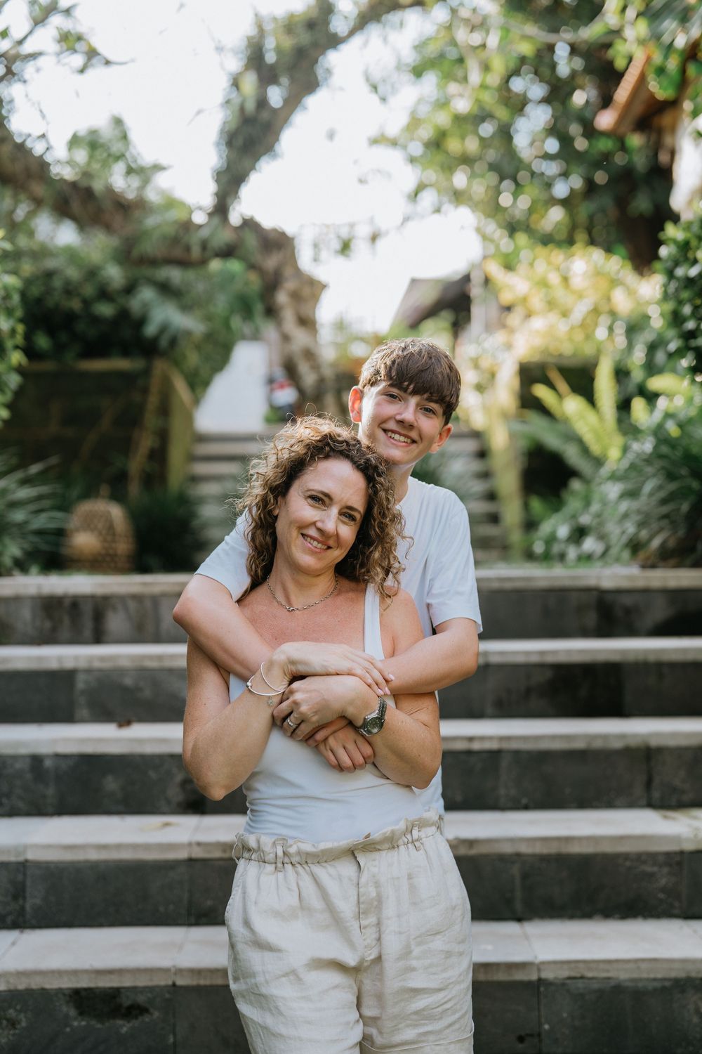 Professional family photoshoot at Kalapa Bali.