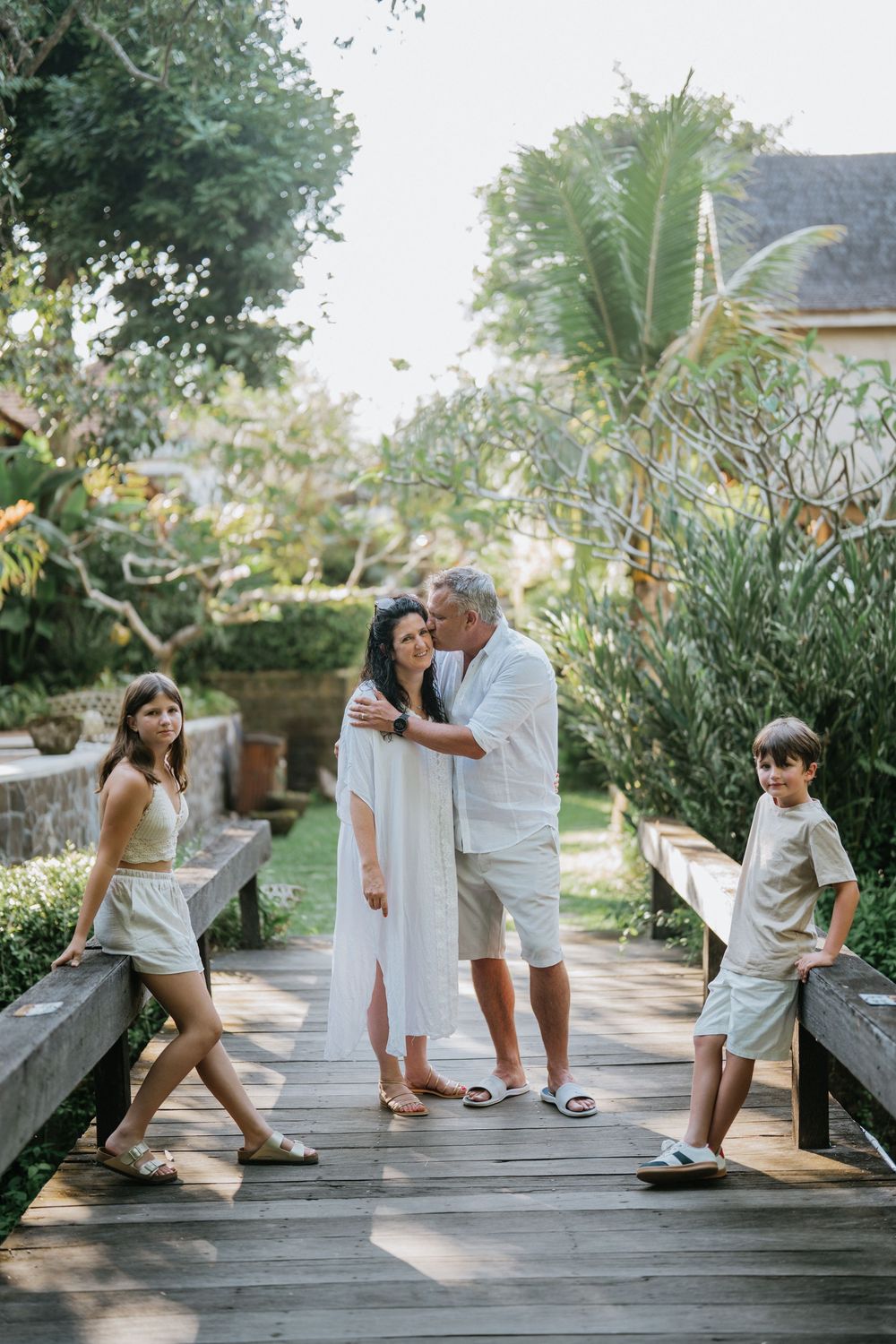 Professional family photoshoot at Kalapa Bali.