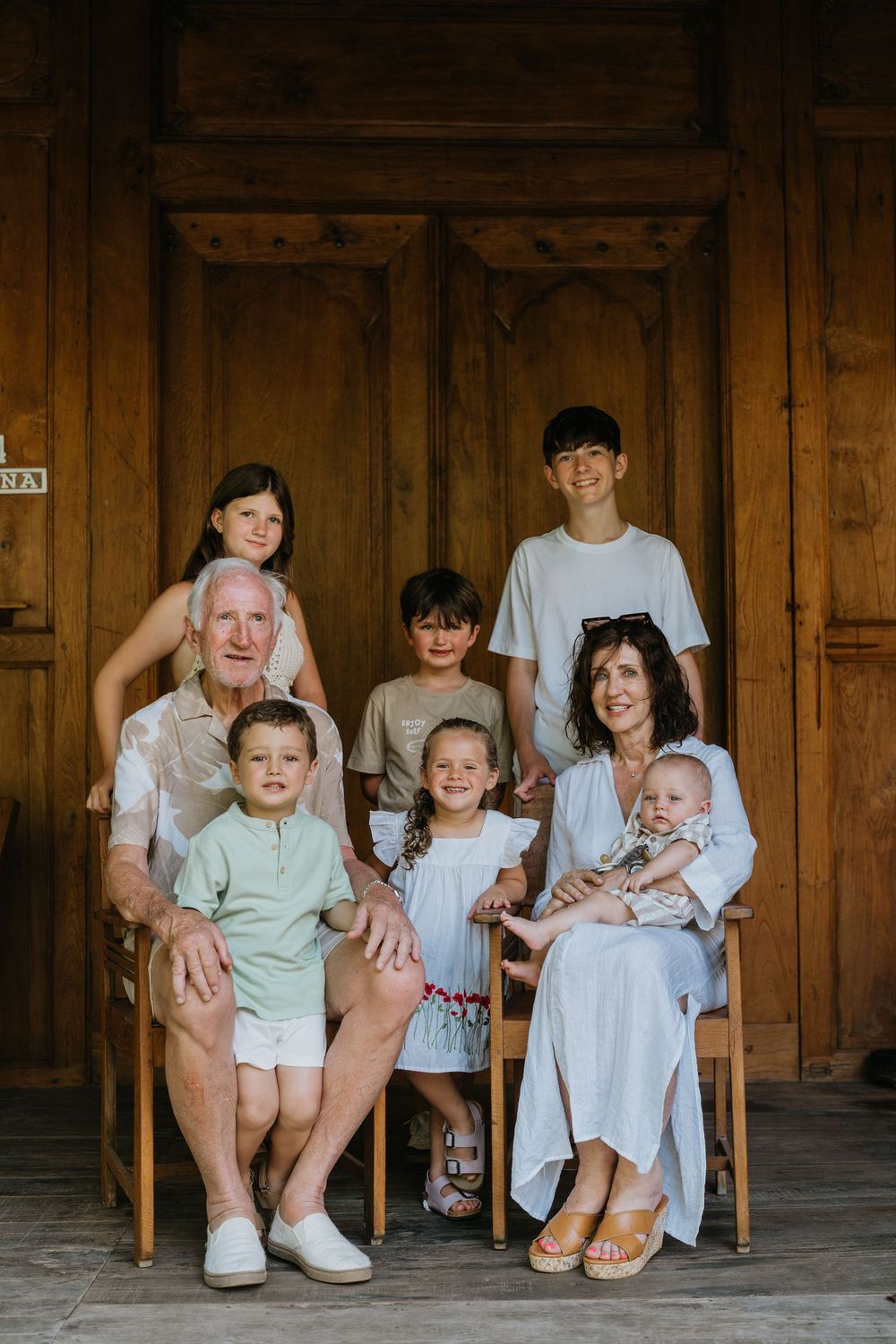 Family photography at Kalapa Bali beachfront resort.
