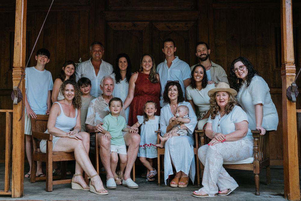 Family photography at Kalapa Bali beachfront resort.