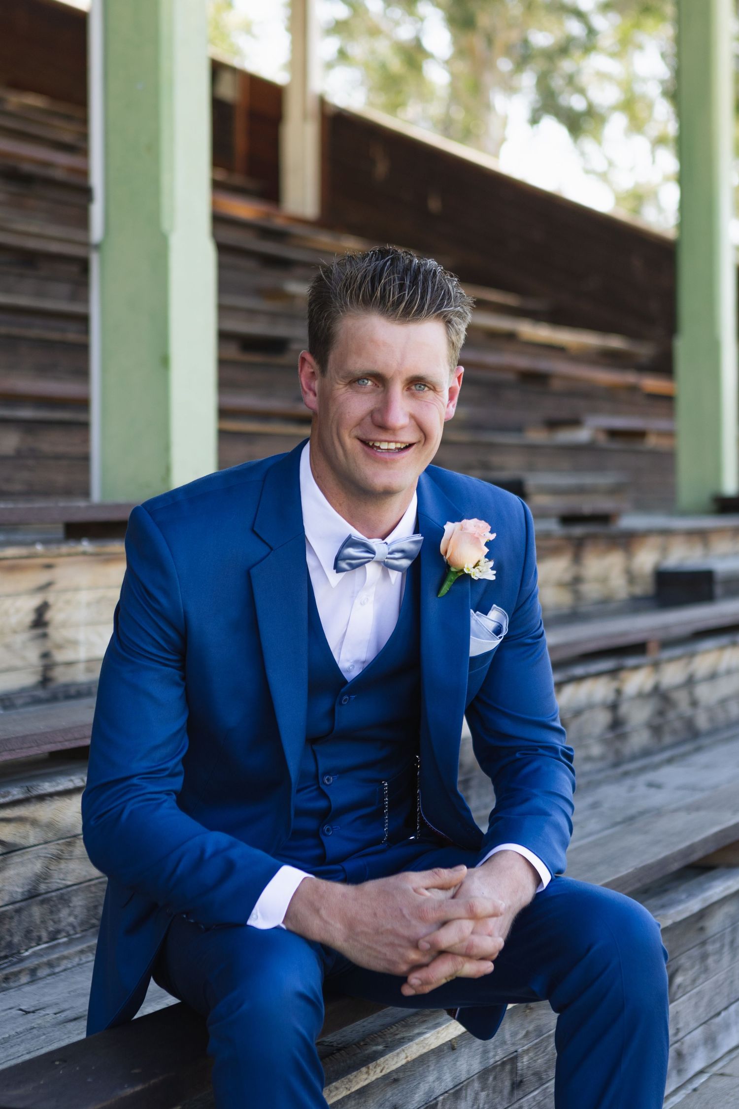 Groom at Dungog wedding in Hunter Valley NSW