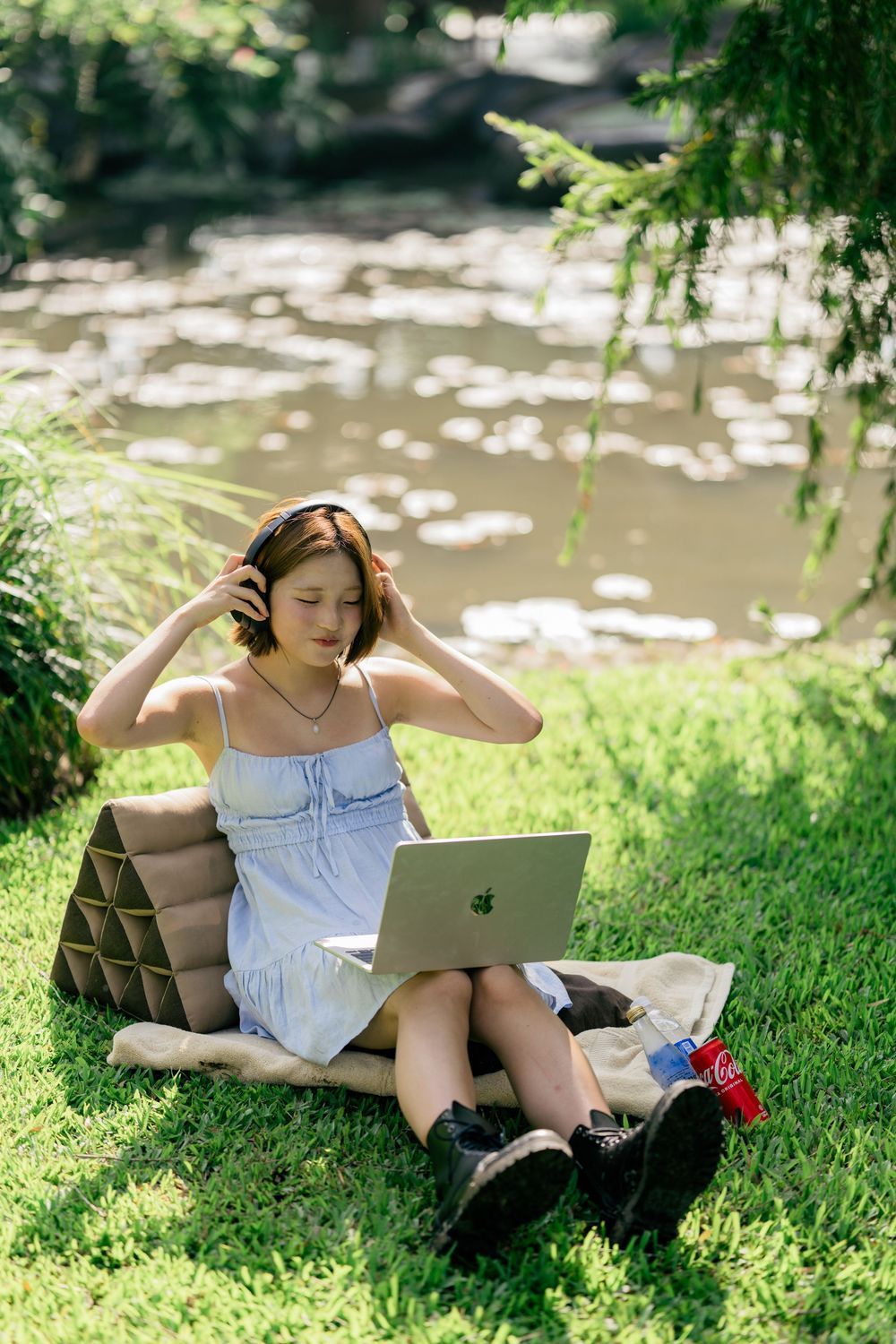Professional solo traveler photoshoot at Tanah Gajah Ubud Bali.