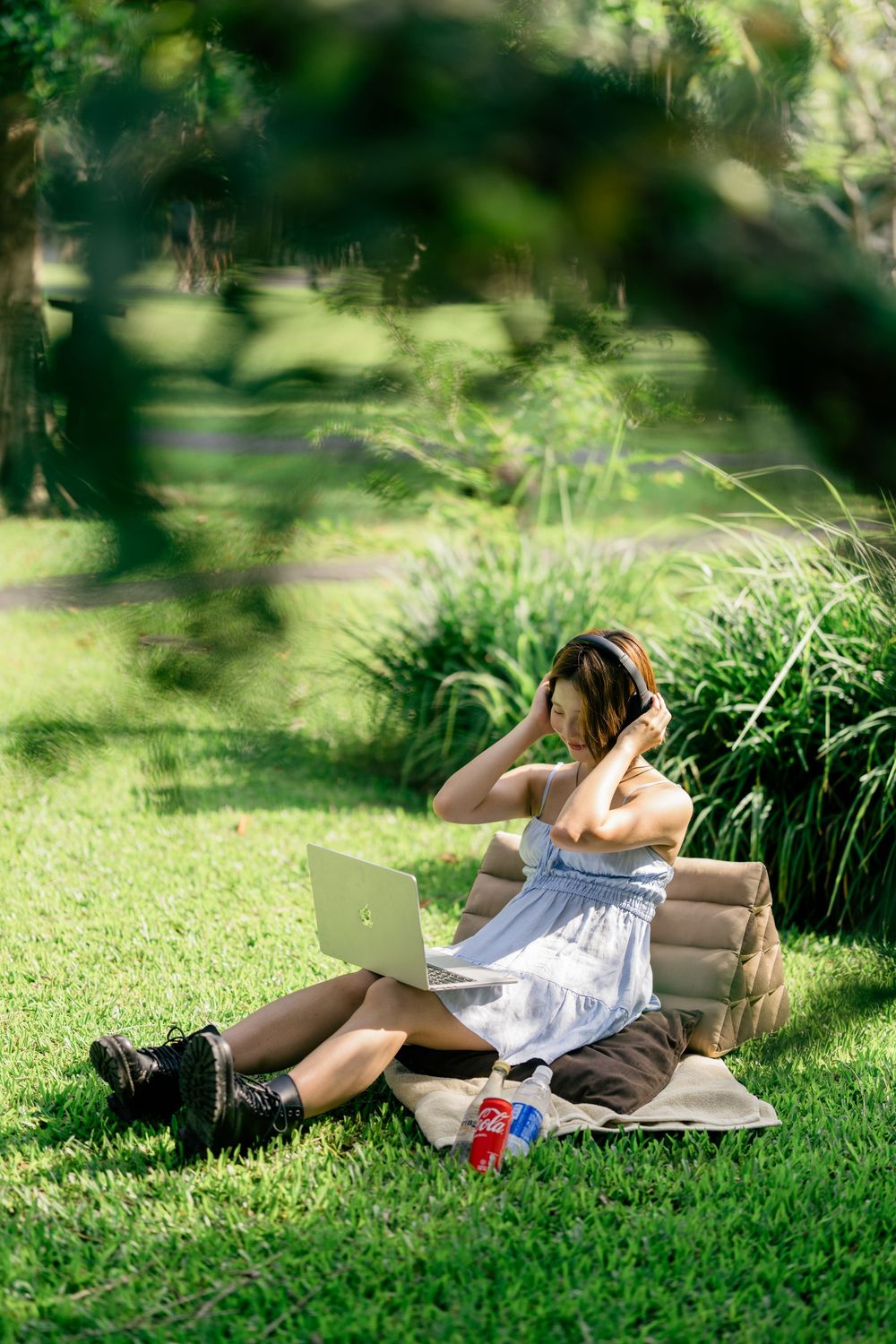 Professional solo traveler photoshoot at Tanah Gajah Ubud Bali.