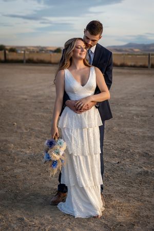 Farmhouse elopement Marsing Idaho Milestones Studios LLC, Lucky Four Farm
