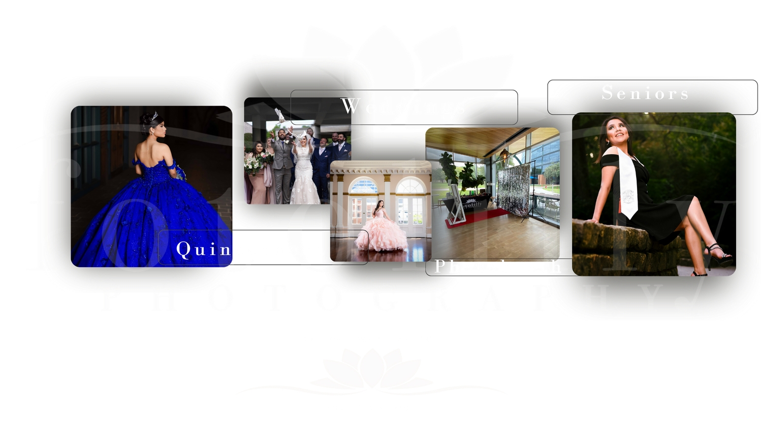 Quinceañera photo session in Dallas–Fort Worth featuring ballroom dress, soft lighting, and expert posing guidance.