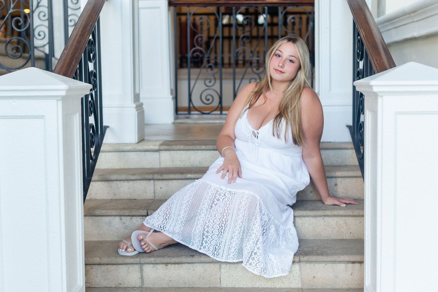 Senior pictures for a high school girl at the Wyndham Grand Rio Mar in Rio Grande, Puerto Rico.