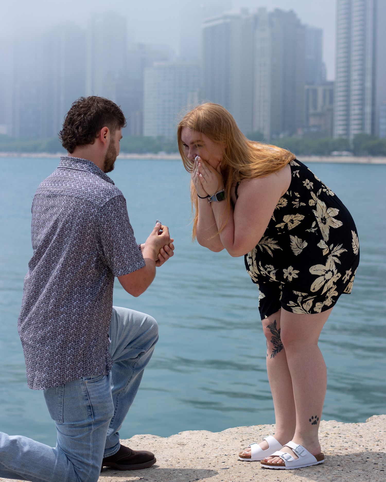 Heart & Halo Photography proposal engagement session