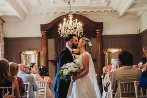 Northumberland wedding photographer. Ellingham Hall wedding photos