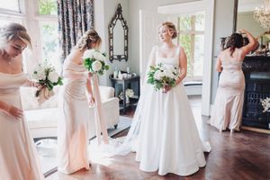Northumberland wedding photographer. Ellingham Hall wedding photos