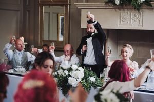 Northumberland wedding photographer. Ellingham Hall wedding photos