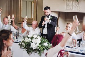 Northumberland wedding photographer. Ellingham Hall wedding photos
