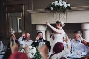 Northumberland wedding photographer. Ellingham Hall wedding photos