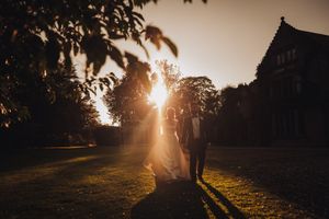 Northumberland wedding photographer. Ellingham Hall wedding photos
