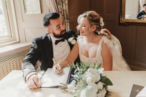 Northumberland wedding photographer. Ellingham Hall wedding photos